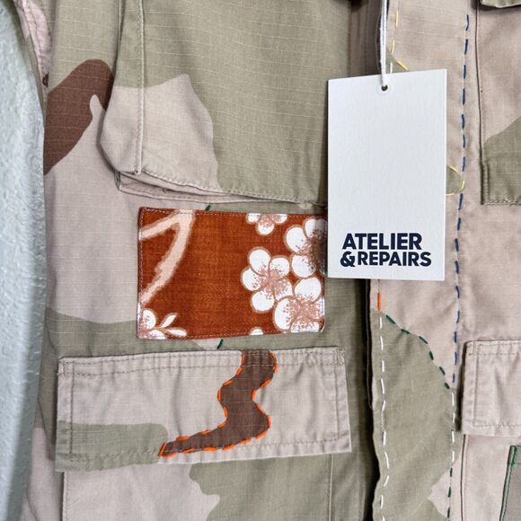 Atelier & Repair Caravanserai Jacket Mens XS Military Desert Camo Hand Stitched - Picture 4 of 13
